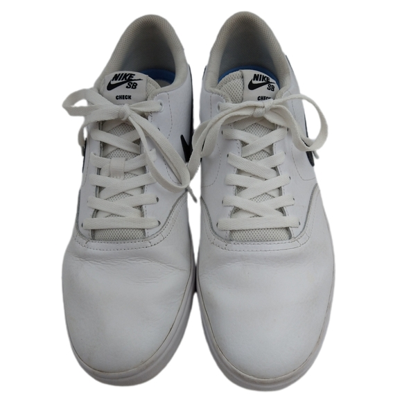 Nike white leather SB Check size 12 - Picture 4 of 9
